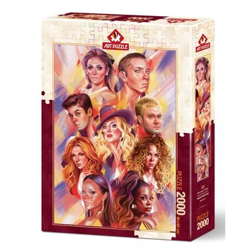 Art Puzzle 2000 Parça Dünya Müzik Starları Puzzle
