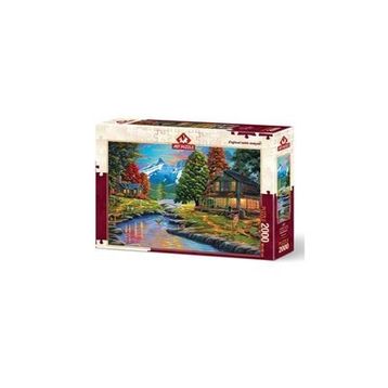 Art Puzzle 2000 Parça İki Yaka Bir Orman Puzzle