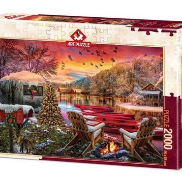 Art Puzzle 2000 Parça Karavan Kampı Puzzle