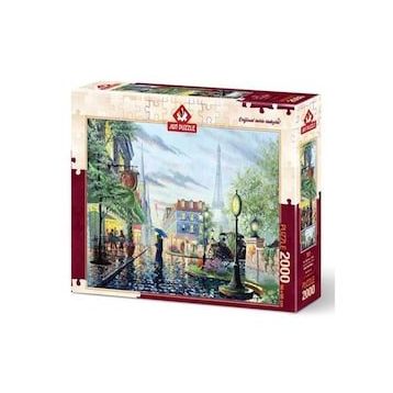 Art Puzzle 2000 Parça Pariste Yaz Yağmuru Puzzle