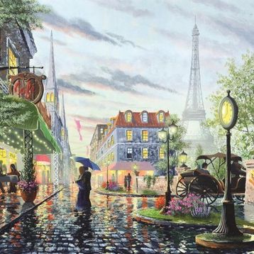 Art Puzzle 2000 Parça Pariste Yaz Yağmuru Puzzle