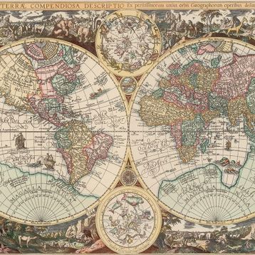 Art Puzzle 260 Parça Dünya Haritası Puzzle
