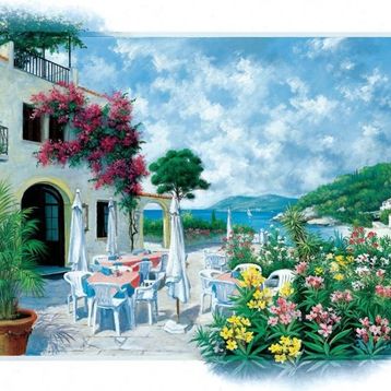 Art Puzzle 260 Parça Sahil Kafe Puzzle