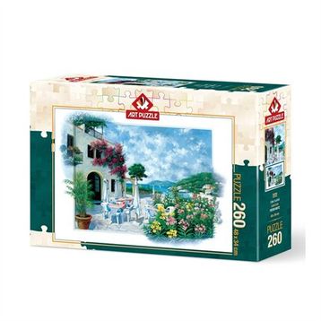 Art Puzzle 260 Parça Sahil Kafe Puzzle