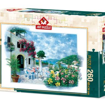 Art Puzzle 260 Parça Sahil Kafe Puzzle