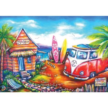 Art Puzzle 260 Parça Sörf Kampı Puzzle
