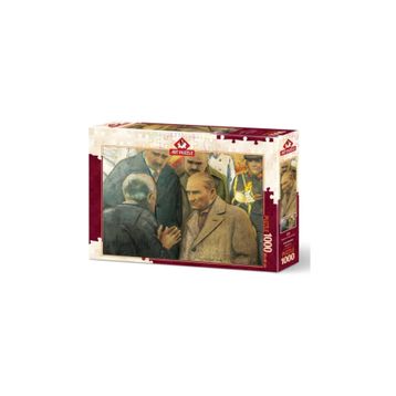 Art Puzzle 4589 1000 Parça Atatürk ve Depremzede Puzzle