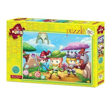 Art Puzzle 50 Parça Üç Küçük Kahraman