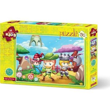 Art Puzzle 50 Parça Üç Küçük Kahraman