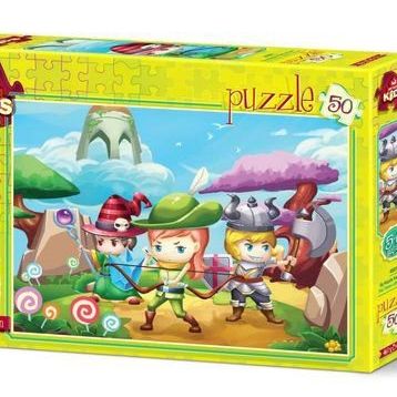 Art Puzzle 50 Parça Üç Küçük Kahraman