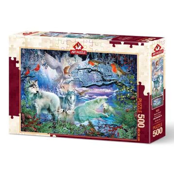 Art Puzzle 500 Buzul Ormanı Puzzle