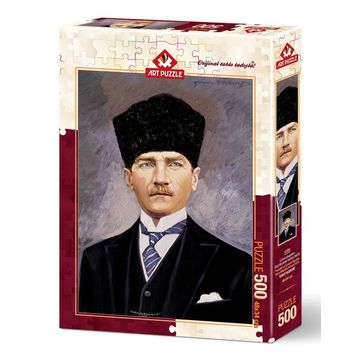 Art Puzzle 500 Parça Cumhurbaşkanı Gazi Mustafa Kemal Atatürk Puzzle