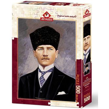 Art Puzzle 500 Parça Cumhurbaşkanı Gazi Mustafa Kemal Atatürk Puzzle