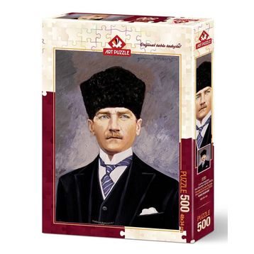 Art Puzzle 500 Parça Cumhurbaşkanı Gazi Mustafa Kemal Atatürk Puzzle
