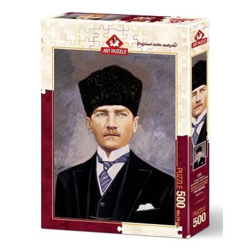 Art Puzzle 500 Parça Cumhurbaşkanı Gazi Mustafa Kemal Atatürk Puzzle