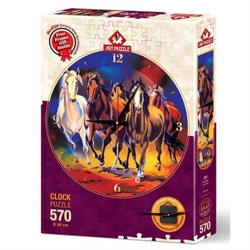 Art Puzzle 5004 Yılkı Atları Saat 570 Parça Puzzle