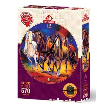 Art Puzzle 5004 Yılkı Atları Saat 570 Parça Puzzle