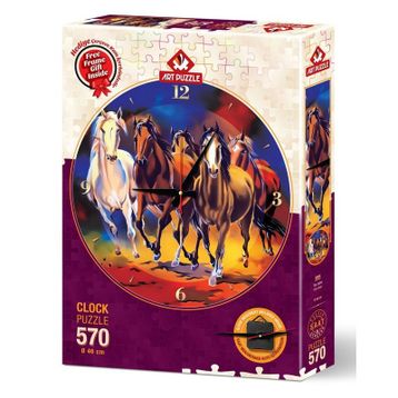 Art Puzzle 5004 Yılkı Atları Saat 570 Parça Puzzle