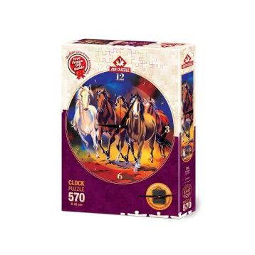 Art Puzzle 5004 Yılkı Atları Saat 570 Parça Puzzle