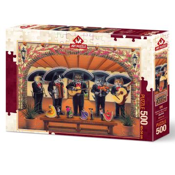 Art Puzzle 5082 Flamenko Miyav Ekibi 500 Parça Puzzle