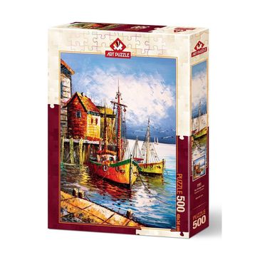 Art Puzzle 5091 Turuncu Liman 500 Parça Puzzle