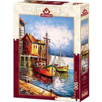 Art Puzzle 5091 Turuncu Liman 500 Parça Puzzle