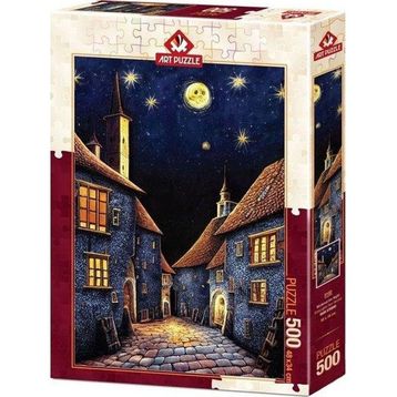 Art Puzzle 5102 Ortaçağda Han Gecesi 500 Parça Puzzle