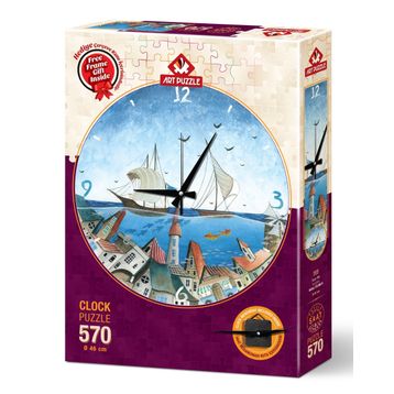 Art Puzzle 5103 Su Şehri 570 Parça Saat Puzzle
