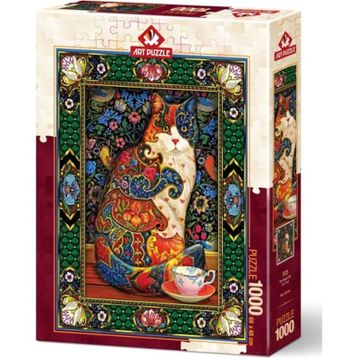 Art Puzzle 5216 1000 Parça Asil Kedi Puzzle