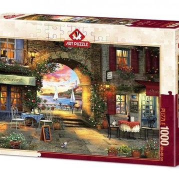 Art Puzzle 5220 1000 Parça Sahil Restaurant Puzzle