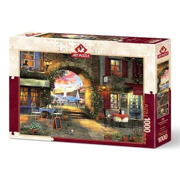 Art Puzzle 5220 1000 Parça Sahil Restaurant Puzzle