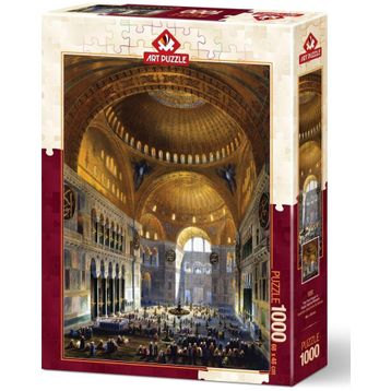 Art Puzzle 5252 1000 Parça Ayasofya Camiinde İlk Namaz Puzzle