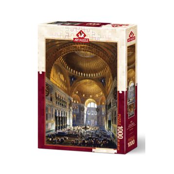 Art Puzzle 5252 1000 Parça Ayasofya Camiinde İlk Namaz Puzzle