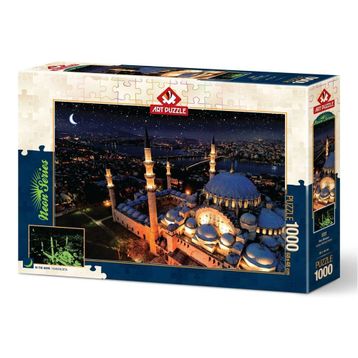 Art Puzzle 5264 1000 Parça Neon Sultan Ahmed Camii Puzzle