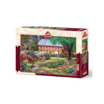 Art Puzzle 5397 Atlı Bahçe 1500 Parça Puzzle