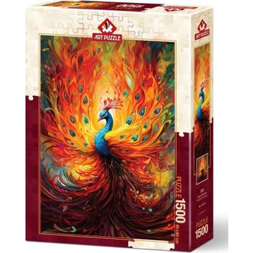 Art Puzzle 5404 1500 Parça Efsanevi Tavuskuşu Puzzle