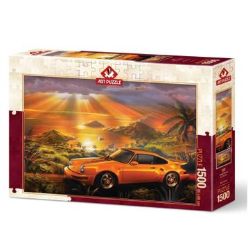 Art Puzzle 5406 1500 Parça Sarı Porsche Puzzle