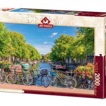 Art Puzzle 5480 2000 Parça Amsterdam Kanalı Puzzle