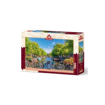Art Puzzle 5480 2000 Parça Amsterdam Kanalı Puzzle