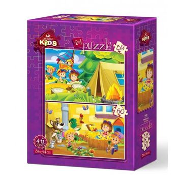 Art Puzzle 5584 35+60 Parça Tatil Keyfi Puzzle