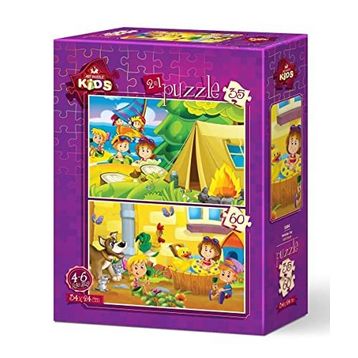 Art Puzzle 5584 35+60 Parça Tatil Keyfi Puzzle