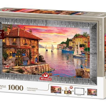 Art Puzzle Akdeniz Limanı 1000 Parça Puzzle