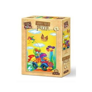 Art Puzzle Çılgın Uçurtmacılar 16 Parça Ahşap Puzzle
