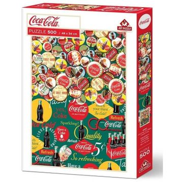 Art Puzzle Coca-Cola Kapakların Yolculuğu 500 Parça Puzzle