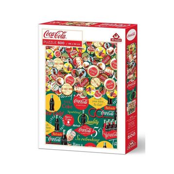 Art Puzzle Coca-Cola Kapakların Yolculuğu 500 Parça Puzzle
