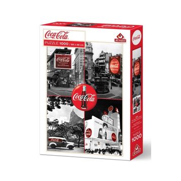 Art Puzzle Coca-Cola Siyah Beyaz'ın Kırmızılığı 1000 Parça Puzzle