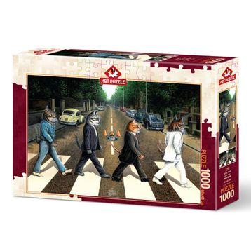 Art Puzzle Kedi Yolu 1000 Parça Puzzle