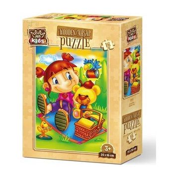 Art Puzzle Misafir Kuş 16 Parça Ahşap Puzzle