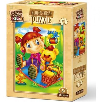 Art Puzzle Misafir Kuş 16 Parça Ahşap Puzzle