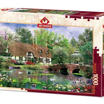 Art Puzzle Nilüfer Çiçekleri 1000 Parça Puzzle